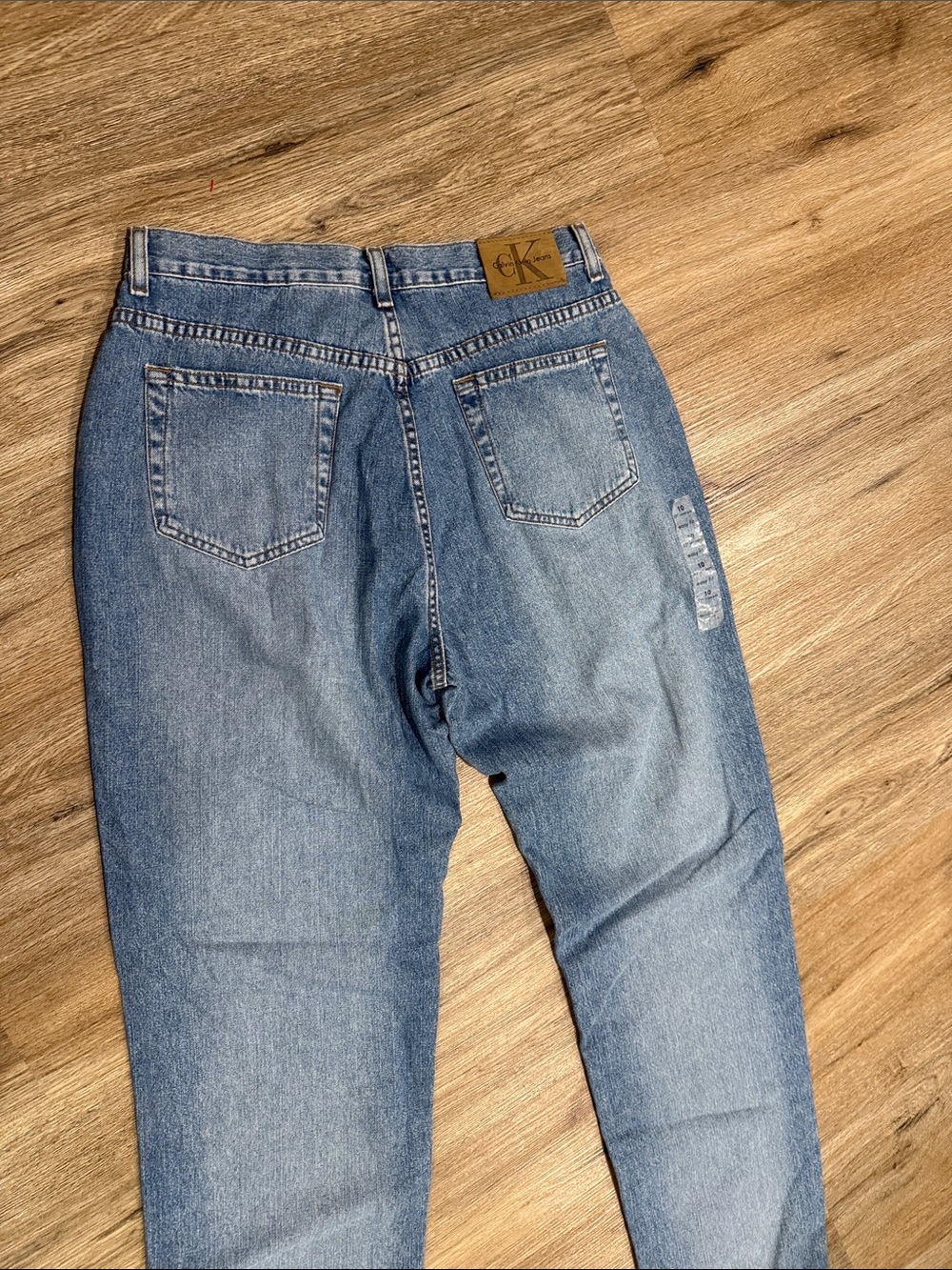 NWT Calvin Klein Medium Blue Straight-Leg Jeans